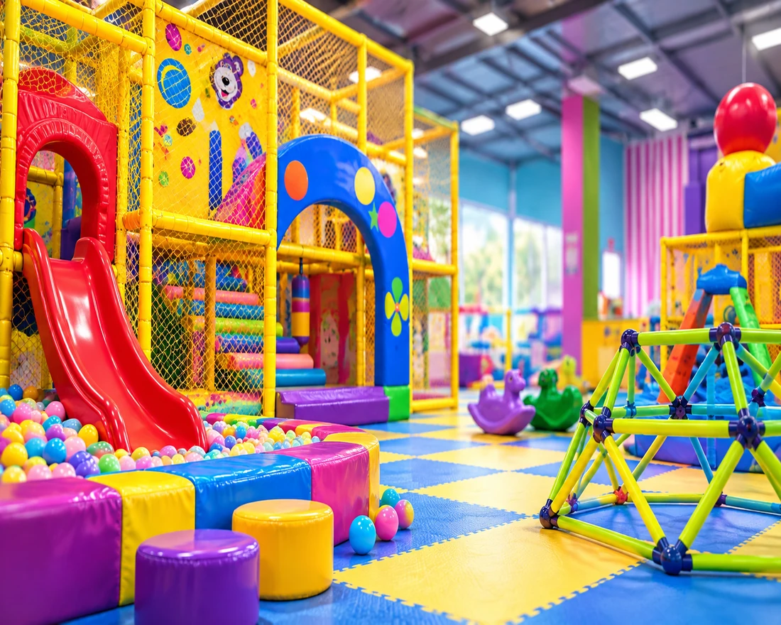 Área de juegos de Kidz City para actividades de grupos